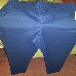 Gap Women's 18 Regular Slim City Pants/Khaki Navy Blue Brand New w/tag…